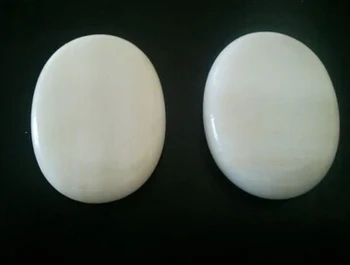 White marble massage stones 10pcs wholesale