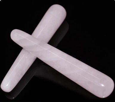 4pcs pink quartz massage wands for health massage