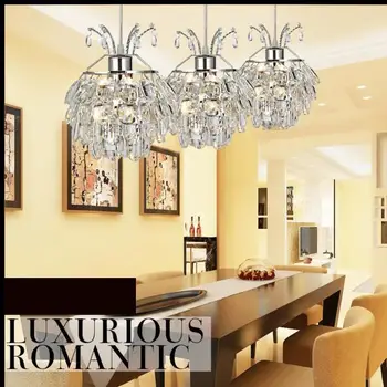 Silver Crystal Ring Led Chandelier Crystal Lamp / Light / Lighting Fixture Modern Led Circle Light Used For Ceiling Or Wall