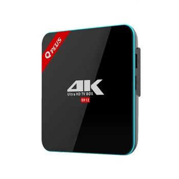Q Plus Android 6.0 TV Box Amlogic S912 Octa Core 4K H.265 2GB/16GB 3G/32G Miracast Airplay 1000 Lan 5G WIFI Media Player