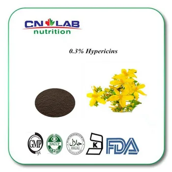 Quality Assured St John's Wort Extract with Hyperforin Powder Effects on Calming the Nerves and Treating Depression