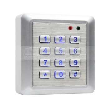 DIYSECUR 125KHz RFID Reader Password Keypad Door Access Control Security System Strike Lock Door Lock Remote Control Kit W4