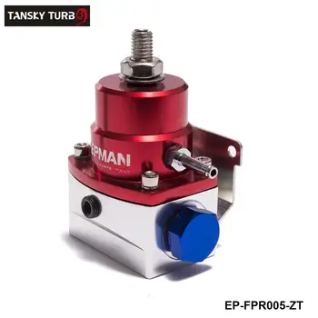TANSKY - Universal Adjustable Fuel Pressure Regulator Kit Oil 0-160psi Gauge Universal -6AN EP-FPR005-FS