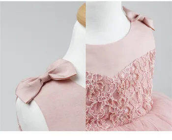 BBWOWLIN Pink Princess Flower Girl Dresses Baby Girl Dress Christmas Vestido Infantil for 0-2 Years Girls Clothes 8077