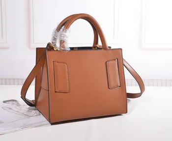 Ladies leather bag Genuine leather women's handbags luxury handbags women bags designer bolsa couro de vaca tote