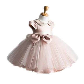 BBWOWLIN Formal Baby Girls Dress Infant Summer Dress for Birthday Party Short Princess Floral Vestido Infantil 7092