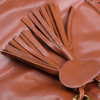 Luxury Pu leather Guaranteed Women handbag Famous Brand Lady String Bags Female Handbag Bucket Shopping Bags 2 Colors 45
