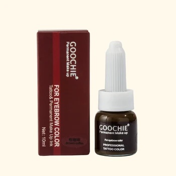Goochie Permanent Makeup Cream Eyebrow Pigment, Professional Tattoo color for eyebrow 10g/pc