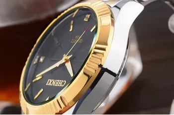 CHENXI Women Fashion Steel Wrist Watches Luxury Brand Females Geneva Quartz Clock Ladies Wristwatch Reloje Mujer Girl Gold Watch