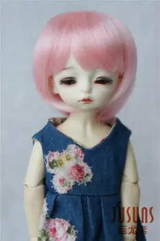 JD025 - 1/6 Short cut Doll wig with bangs,YOSD synthetic mohair wig 6-7 inch doll accessories BJD wigs