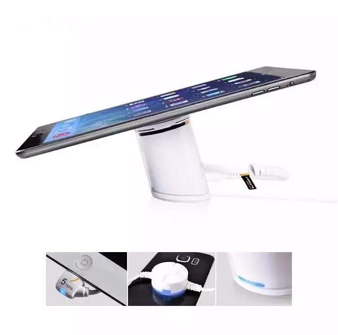 Phone tablet shop anti shoplifting alarm display holder with remote control with charging function