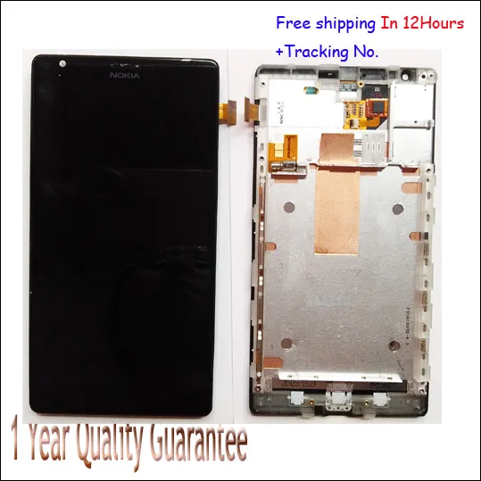 In Stock!! Original For Nokia Lumia 1520 LCD Display Touch Screen Digitizer Assembly With Frame MARS Phablet 1030 LCD Tested