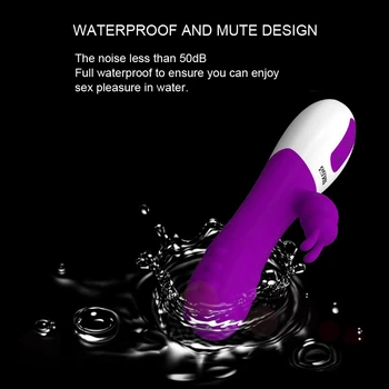 Dual Motors G Spot Vibrating Vaginal Massage Beads Sex Toys for Women Rabbits Vibrators Sex Products