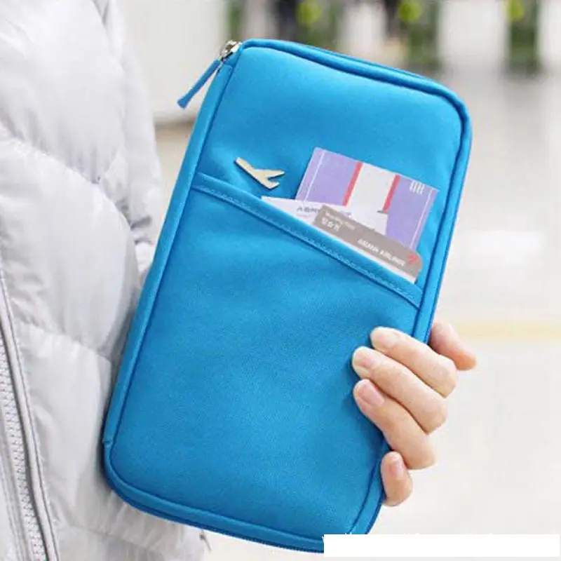 Hanup New Arrive Korean Style Passport Wallet Travelus Polyester Multifunction Credit Card Package ID Holder Travel Storage Bag