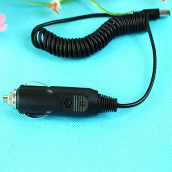 DC 12V 5.5 X 2.1mm Car Auto Vehicle Charger Power Adapter Cord Black Cables and Adapters