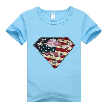 GODODOMAOYI 2016 hots Kids Baby children Super hero Custom tops T Shirt Captain t shirt boys Summer short sleeve clothes Cartoon
