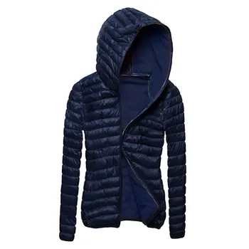 FashionZone 2017 Female Women Basic Coats Winter Zipper Hooded Jackets Overcoat Long-sleeved Casual Women Warm Jackets