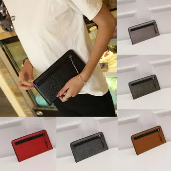 Women Fashion Handbag Large Tote Ladies Purse Wallet Long section zipper wallet phone leather wallet
