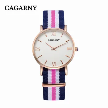 New Canvas Sport Watches Ultra Slim Watchcase Women Fashion Clock Women Casual Watches Hot Clock Reloj Mujeres