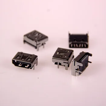 HDMI 2.0 Terminals 19PIN HDMI Female USB Connector SMT Type 5pcs/lot