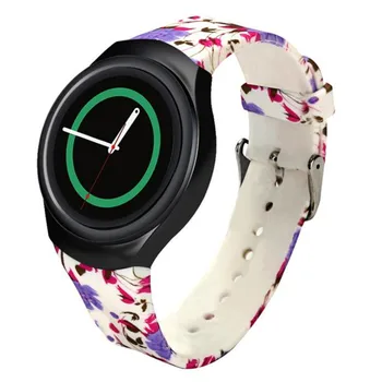 22mm 2016 New TPU Silicone Sport Watch Band Luxury Wrist Strap For Samsung Galaxy Gear S2 SM-R720 Correa Reloj