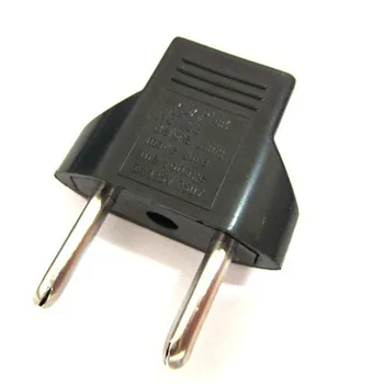 1PC US to EU Travel AC Power Socket Plug Adapter Adapter Converter 2 Pin