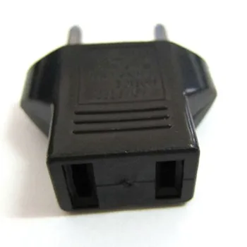 1PC US to EU Travel AC Power Socket Plug Adapter Adapter Converter 2 Pin