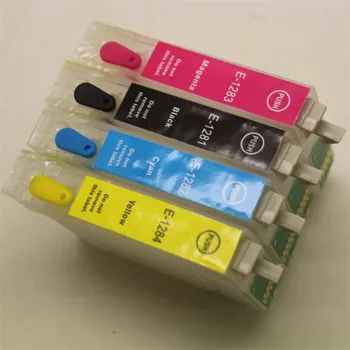 4pcs T1281 Refill Ink Cartridge FOR EPSON S22 SX125 SX130 SX235W SX420W SX440W SX430W SX425W SX435W SX438 SX445W BX305FSX230