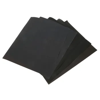 5 Sheets Sandpaper Waterproof Abrasive Paper Sand Paper (1xGrit 600 2x1000 1x1500 1x2000) Silicone Carbide Grinding Polish Tool