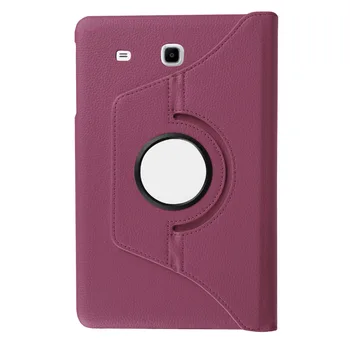 Fashion 360 Degree Rotating Leather Cover Case for Samsung Galaxy Tab E 9.6 T560 T561 Tablet Case+Screen Protector+OTG+Pen