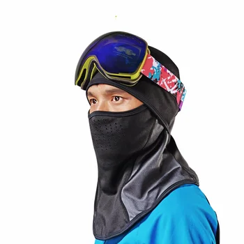 Rockbros Winter Cycling Cap Windproof Thermal Face Mask Balaclava Bandana Sport Ski Running Bike Bicycle Neck Hat Head Scarf Men