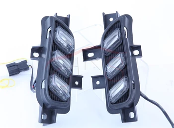 Car styling led daytime running light with wireless control For kia k3 2016 LED DRL day light