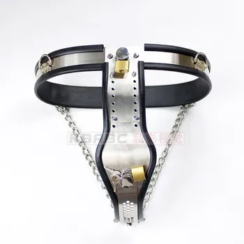 NEW Female Y-shaped Stainless Steel Chastity Belt fetish bondage female chastity belt sex toys for women