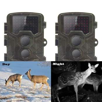 16MP 1080P Wildlife Camera Photo Traps with 120 Wide Angle Trail Surveillance Camera Night Vision Hidden Camera For Game Hunting