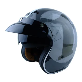 Torc t57 3/4 open face vintage scotter motorbike motorcycle helmet capacete cascos moto retro casque casco de motocicleta vespa