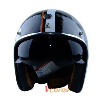 Torc t57 3/4 open face vintage scotter motorbike motorcycle helmet capacete cascos moto retro casque casco de motocicleta vespa