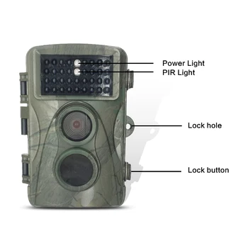 Full HD Night Vision Hunting Camera 8MP 720P Photo Traps Scouting Infrared Game Hunter Trail Camera NO glow Trail Cameras