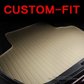 Custom fit car trunk mat for Toyota Corolla RAV4 Mark X Crown Verso FJ Cruiser yaris L 3D car-styling tray carpet cargo liner