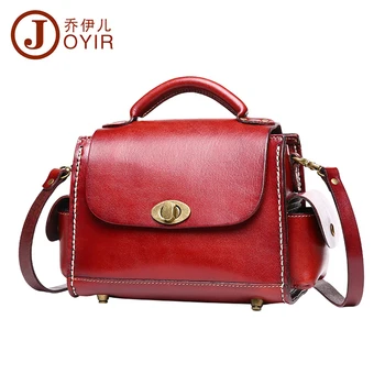 New style women bag Fashion Retro Genuine Leather women messenger bags Cow Leather Vegetable tanned leather small shoulder bags