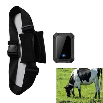 Toogee GPS Tracker for Big Animal Cow Horse Waterproof Collar GPS SIM Card 400 days Standby Pet Tracker Locator TR20