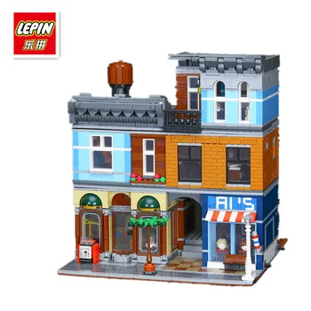 IN STOCK LEPIN 15011 2262Pcs City Street Detective's Office Model Building Kit Blocks Bricks Compatible Toy 10246