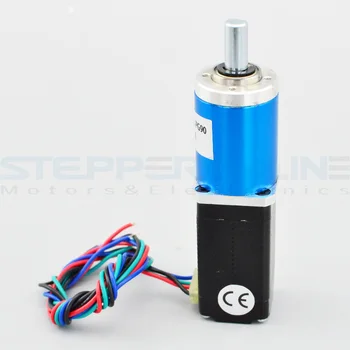 90:1 Planetary Gearbox Nema 8 Stepper Motor 0.6A 4-wires Low Speed High Torque