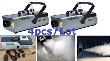 4xLot Factory Price 1500W Fog Machine With Remote Wire control Smoke Machine Stage DJ Disco Effect Light Equipment