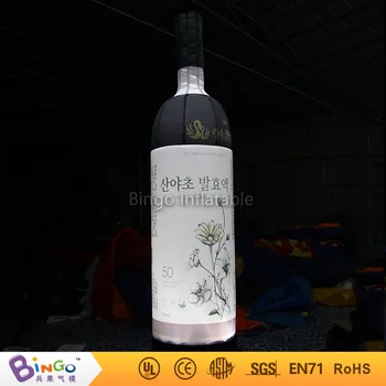 Inflatable model toy inflatable beverage water cups 3m inflatable red wine bottle beer barrel tin can with full print for party