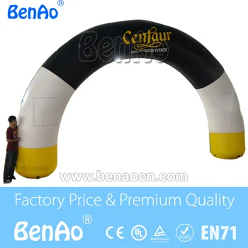R013 25'Inflatable Arch with Blower and Double Sided Digital logo printing