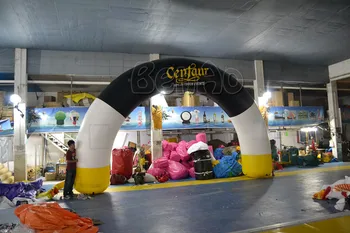 R013 25'Inflatable Arch with Blower and Double Sided Digital logo printing