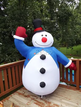 X137 outdoor inflatable snowman for home yard Christmas decoration