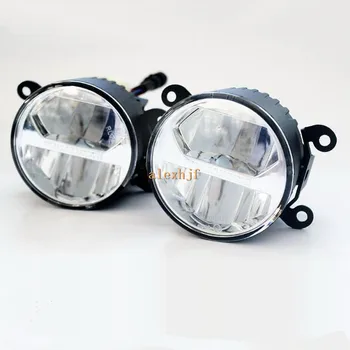 Yeats 1400LM 24W LED Fog Lamp Case For Citroen Berlingo C4 Picasso C5 etc, High-beam+Low-beam + 4W 560LM Day Running Lights DRL