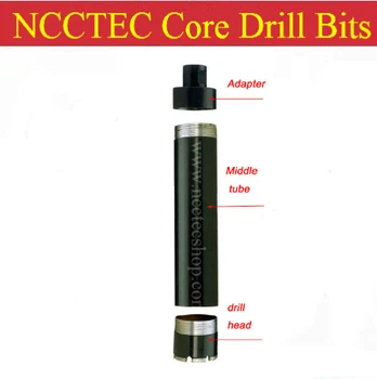 NCCTEC Diameter 102mm,600mm long Diamond Core Drill Bits with separated structure | 4''*24'' concrete wall wet core bits pits
