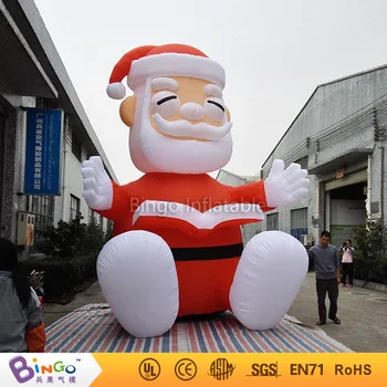 Outdoor party events 16Ft. giant inflatable Christmas santa cartoon sitting Christmas decoration-16Ft.-5M high toy